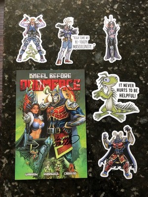 Kneel Before Doomface 1 2026 Kickstarter Exclusive Signed By Aaron Sparrow