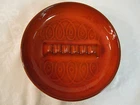 MCM Retro Atomic Orange Royal Haeger Cigarette Cigar Ashtray VIntage R1894 USA