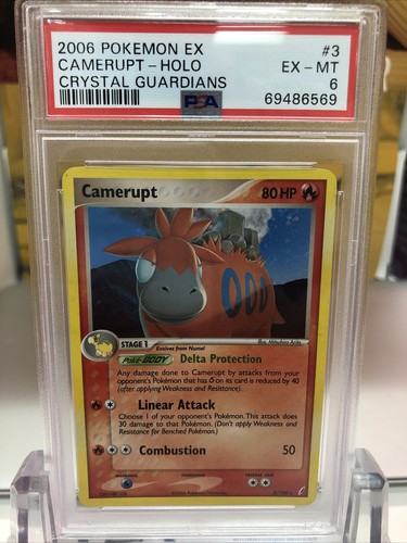 Camerupt graded PSA 6 for sale on eBay