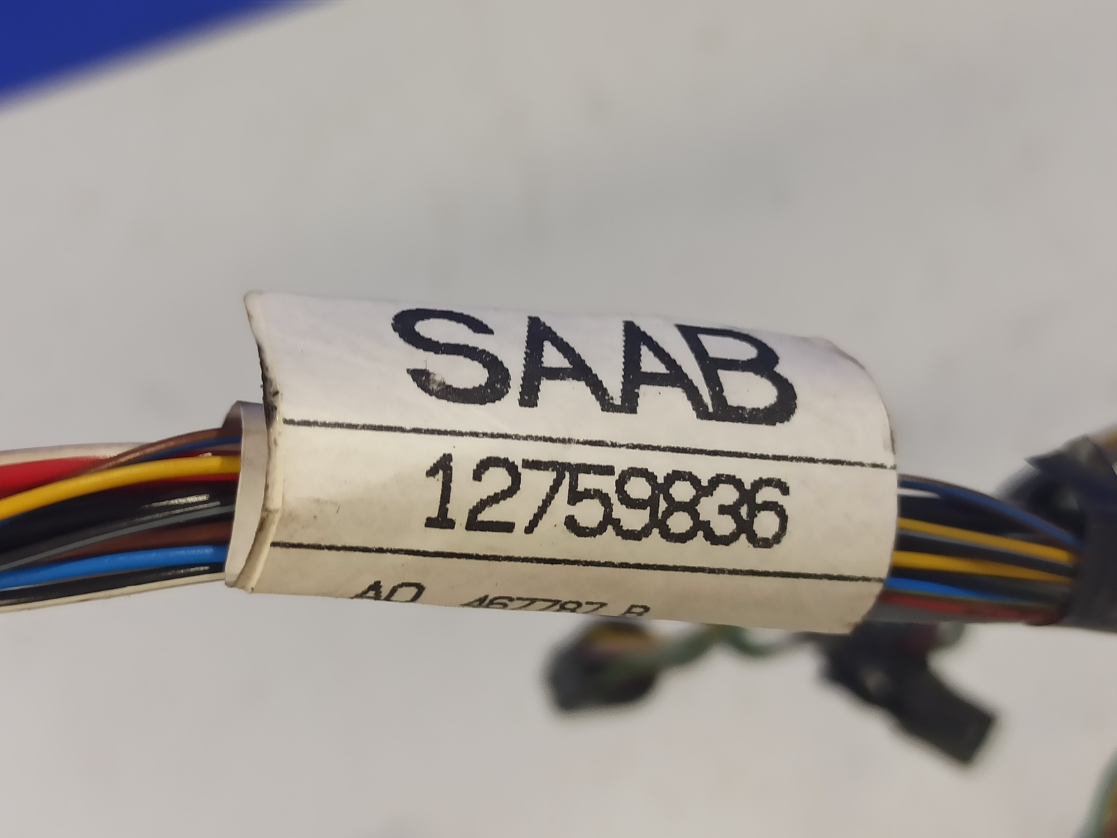 SAAB 9-3 YS3F 2.8 Cable Harness 12759836 2.80 Petrol 186kw 2006 