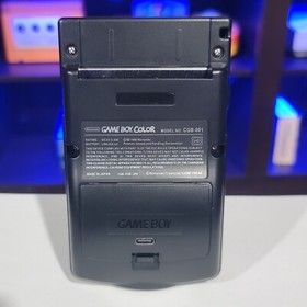 Black Gameboy Color Console OLED Touch Screen And USB-C Rechargeable Battery 