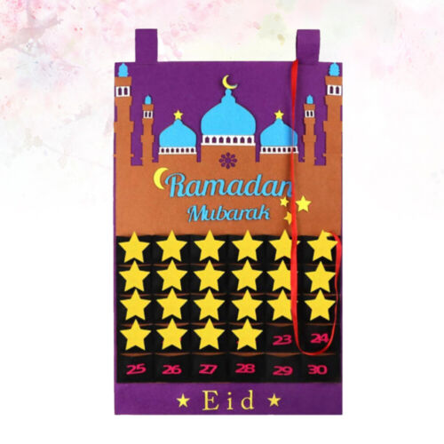 Hängen Fühlte Countdown Hochzeit Countdown Zeichen Ramadan Geschenke Für Kinder - Bild 9 von 11