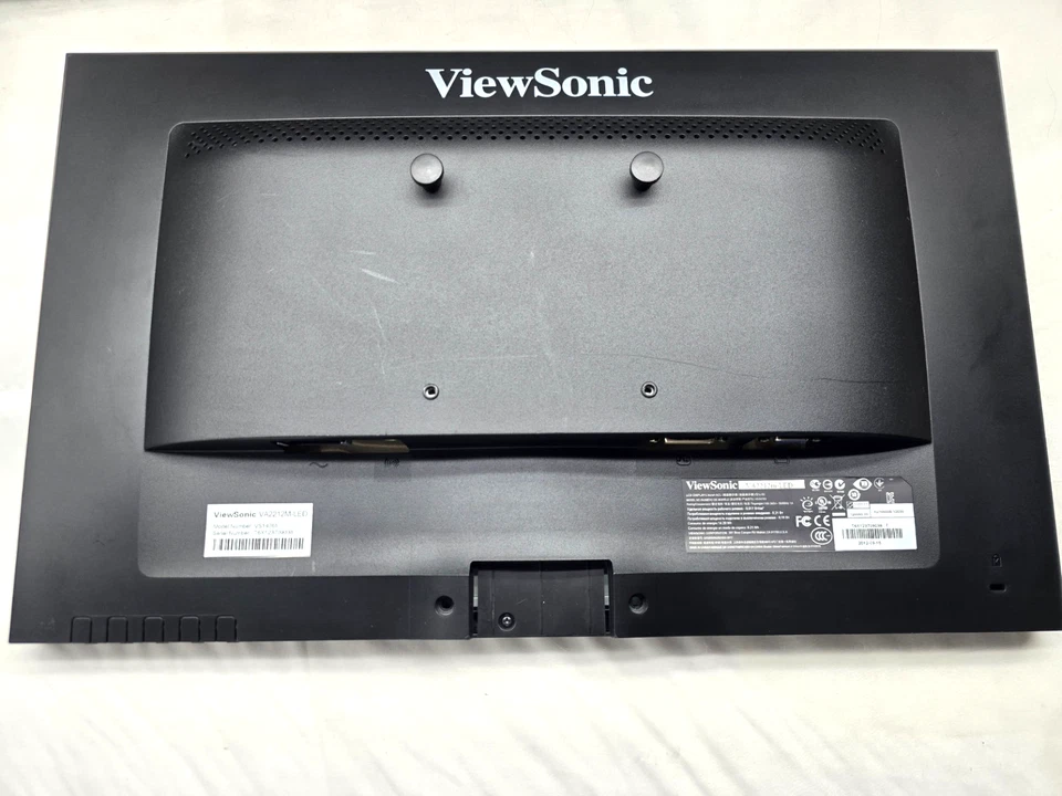 ViewSonic VA2212M-LED VS14761 Black 22 in Widescreen LCD Monitor Fully Tested - Image 4 of 4