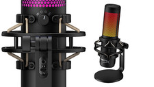 HyperX QuadCast S RGB LED USB Cardioid Microphone - Black