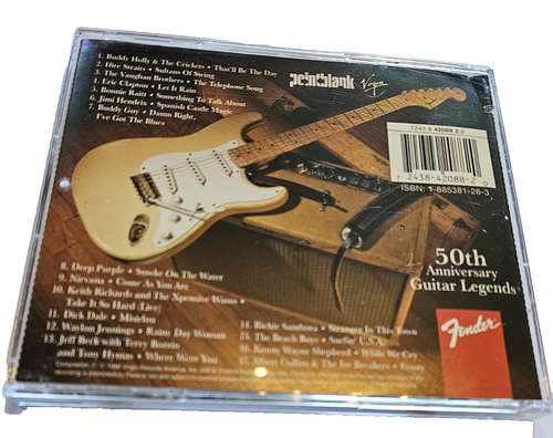 VARIOUS - FENDER 50th ANNIVERSARY GUITAR LEGENDS ( VIRGIN 1996 CD) - Picture 2 of 2