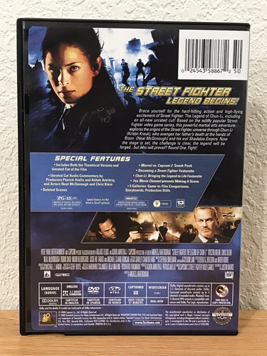STREET FIGHTER: LEGEND OF CHUN-LI (DVD, 2009) UNLEASHED & UNRATED ~ WIDESCREEN - Picture 7 of 8