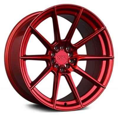 (1) 18x9.5 +20 XXR 567 5x100,5x114.3 Candy Red Wheel