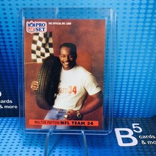 1991 Pro Set Special #1 WALTER PAYTON Chicago Bears RB NFL HOF  SP
