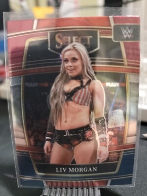 その他 panini select Morgan 2022 Panini Select WWE - Liv Morgan #44 Retail Red White Blue
