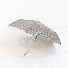 Folding umbrella, CHANEL, CO mark, gray, second-hand item, general signs of wear