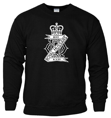 13th 18th Royal Hussars Sweatshirt ,British Army,Germany,BAOR