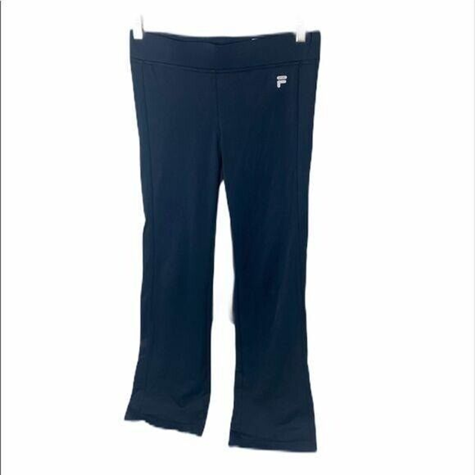 Leggings donna taglia small Fila sport blu gamba svasata atletico elasticizzato