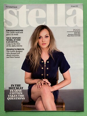 STELLA magazine 29-August-2010 FEARNE COTTON Model Kristy at Women Vera Neumann