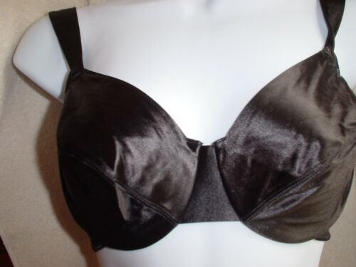 Victorias Secret Vintage Satin Full Coverage Underwire 34B Black NWOT
