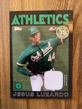 JESUS LUZARDO 2021 Topps Series 1 86R-JL 1986 BLACK JERSEY RELIC 174/199
