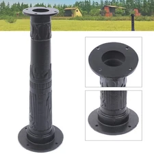 22cm*65cm Pitcher Pump Base Black Cast Iron Hand Pump Stand For Yard Garden