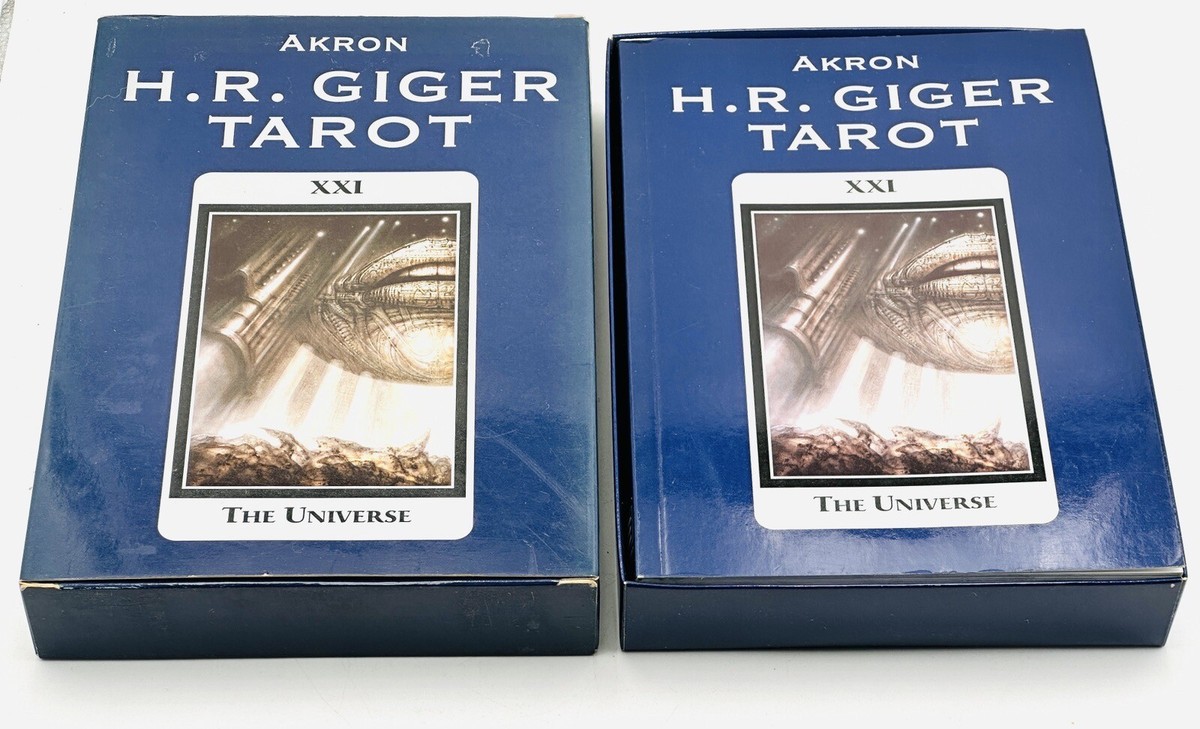 H. R. Giger Tarot by Akron 🔮 Complete: 22 cards, art book