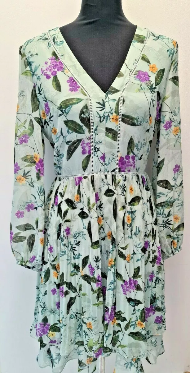Oasis bloom chiffon hotsell midi dress