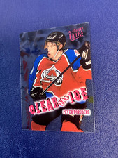 1996-97 Fleer Ultra Clear the Ice #2 Peter Forsberg - Super Rare Insert -Nice!
