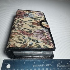 14 Day Pill Box Container Tapestry Floral Travel Case Medication Reminder