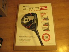 New Taylor Made Stealth 2 double sided Cardboard Poster 28 x 22