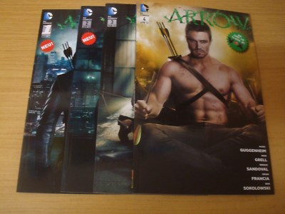 Arrow Nr.1-4 komplett (Panini) 2013 - 2014 Vergeltung bis von Tätern und Opfern