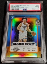 PSA 9 RC /49 JOSH GIDDEY ORANGE PRIZM 🚨TRUE ROOKIE #20 2021-22 Contenders Optic