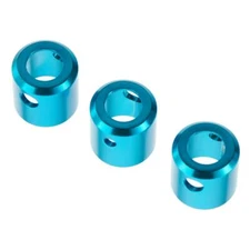 STRC STA31114B Aluminum Driveshaft Cups (3) Blue Axial Yeti 