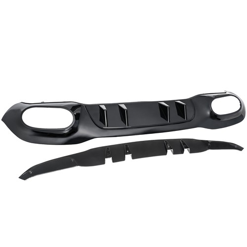 Heckdiffusor Stoßfänger Diffusor paßt für Mercedes W177 Sport Hatchback schwarz - Bild 2 von 5