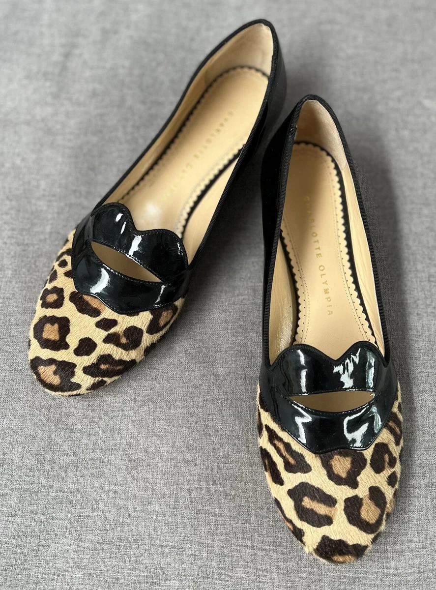Charlotte olympia shop leopard flats