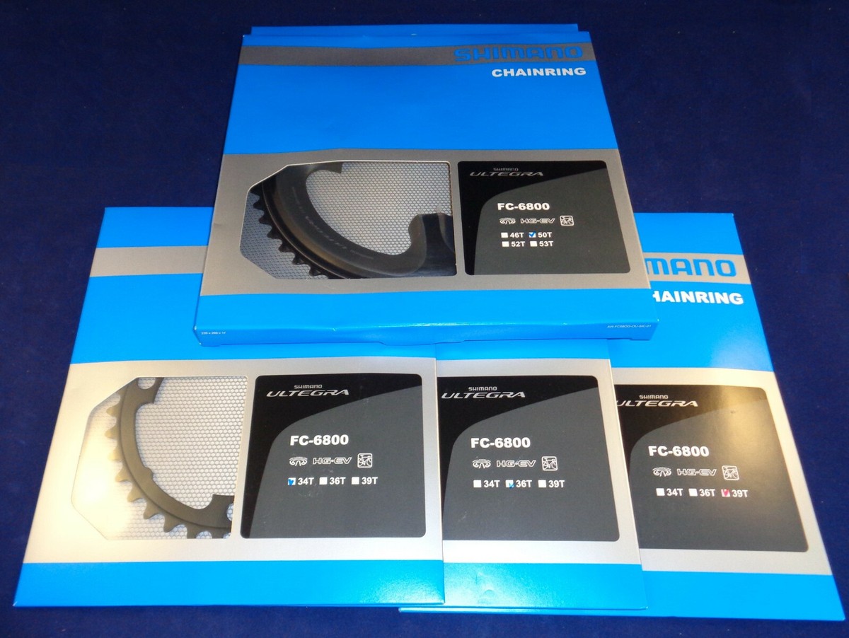 パーツ Shimano Ultegra fc-6800 52-36T Shimano Ultegra FC-6800 Chainring 36T for 52-36T or 46-36T