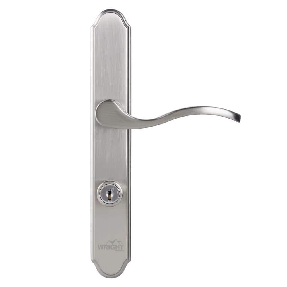 Mortise Set Door Latch Storm Door Swinging Screen Handle Satin