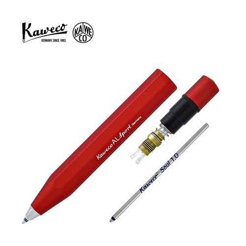 Kaweco AL Sport Ballpoint Pen in Red - NEW in metal box - 10001605 - 第 3/4 張圖片