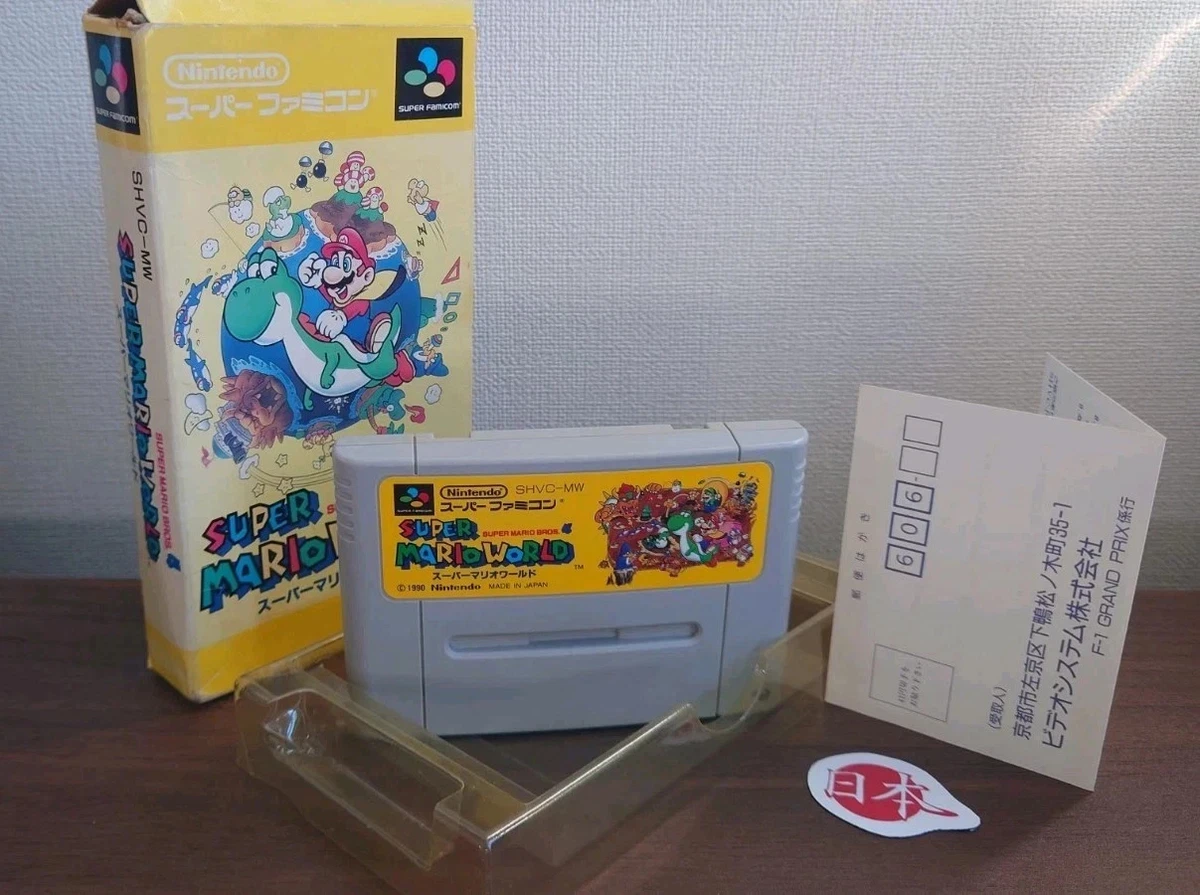 Видеоигры Nintendo SNES NTSC-J (Япония) Super Mario World