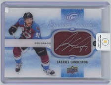 2015-16 Upper Deck Ice Signature Swatches Gabriel Landeskog Auto #SS-GL Colorado