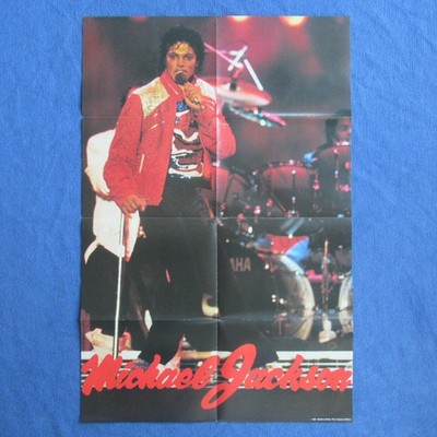 MICHAEL JACKSON POSTER 8 Seiten 1984 POP Special Magazin
