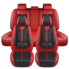 For Dodge Challenger Charger Sxt Rt Leather Car Seat Covers Full Set Front Rear For Dodge Challenger Charger Sxt Rt Leather Car Seat Covers Full Set Front Rear