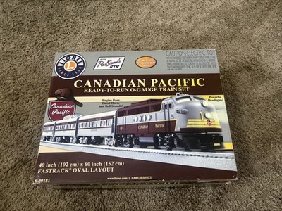Lionel 6-30181 Canadian Pacific RTR O Gauge Diesel Passenger Train Set