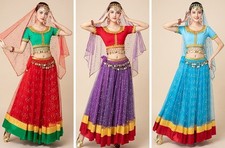 Belly Dance Costume Women Size 0-12 XS Small Medium Large Cosplay Photoshoot New