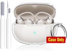 SHOKZ Open Dots One Open Dots 2 Case Clear, Shockproof Soft TPU Cover