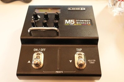 LINE 6 M5 Stompbox Modeler Guitar Effect Pedal reverb/chorus #0004