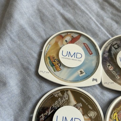 Lot Of 4 Sony PSP Disc Only Scratched Japanese Imports USA SELLER