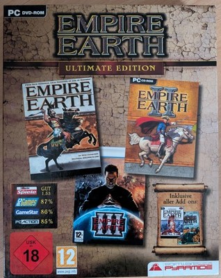 Empire Earth Ultimate Edition Big Box, 1, 2 + 3 inkl. Add-Ons PC-Spiel das Paket