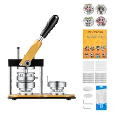 Uimoso 2.25" / 58 mm Metal Button Maker with 100pcs Accessories