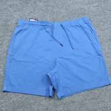 Gap Easy Shorts Mens XXL Blue Pull on Drawstring 7" Inseam Pockets Casual