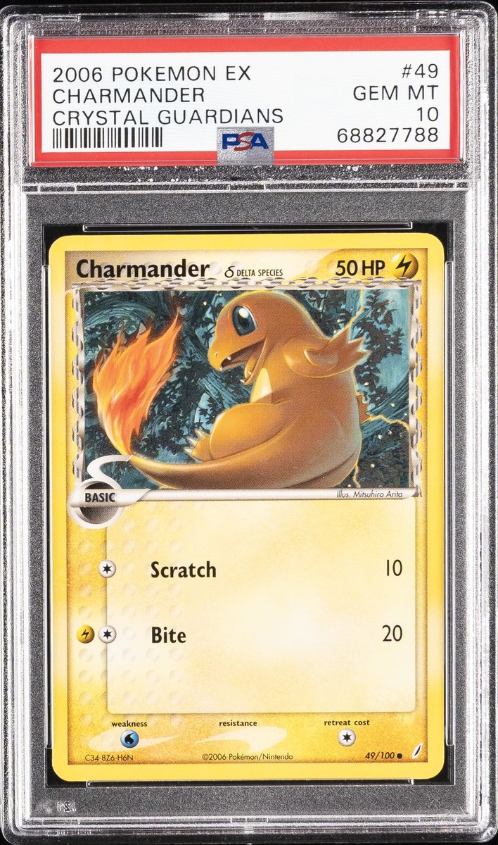 2006 POKEMON EX CRYSTAL GUARDIANS #49 CHARMANDER PSA 10 | eBay