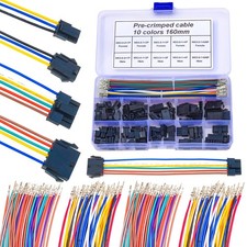 Micro-Fit 3.0mm Pitch Connector with Premium 22AWG Pre-Crimped Cables,Compati...