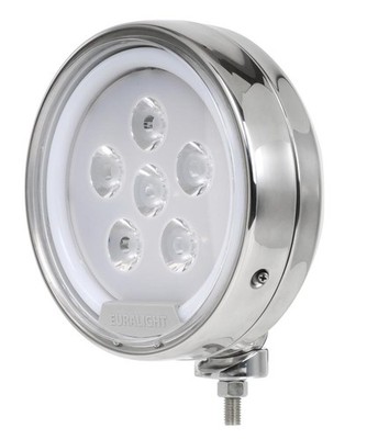 LED Fernscheinwerfer passend für Opel Movano Vivaro Standlichtring Edelstahl