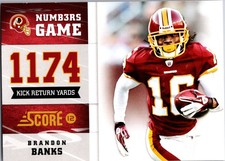 2012 Score #13 Brandon Banks Numbers Game