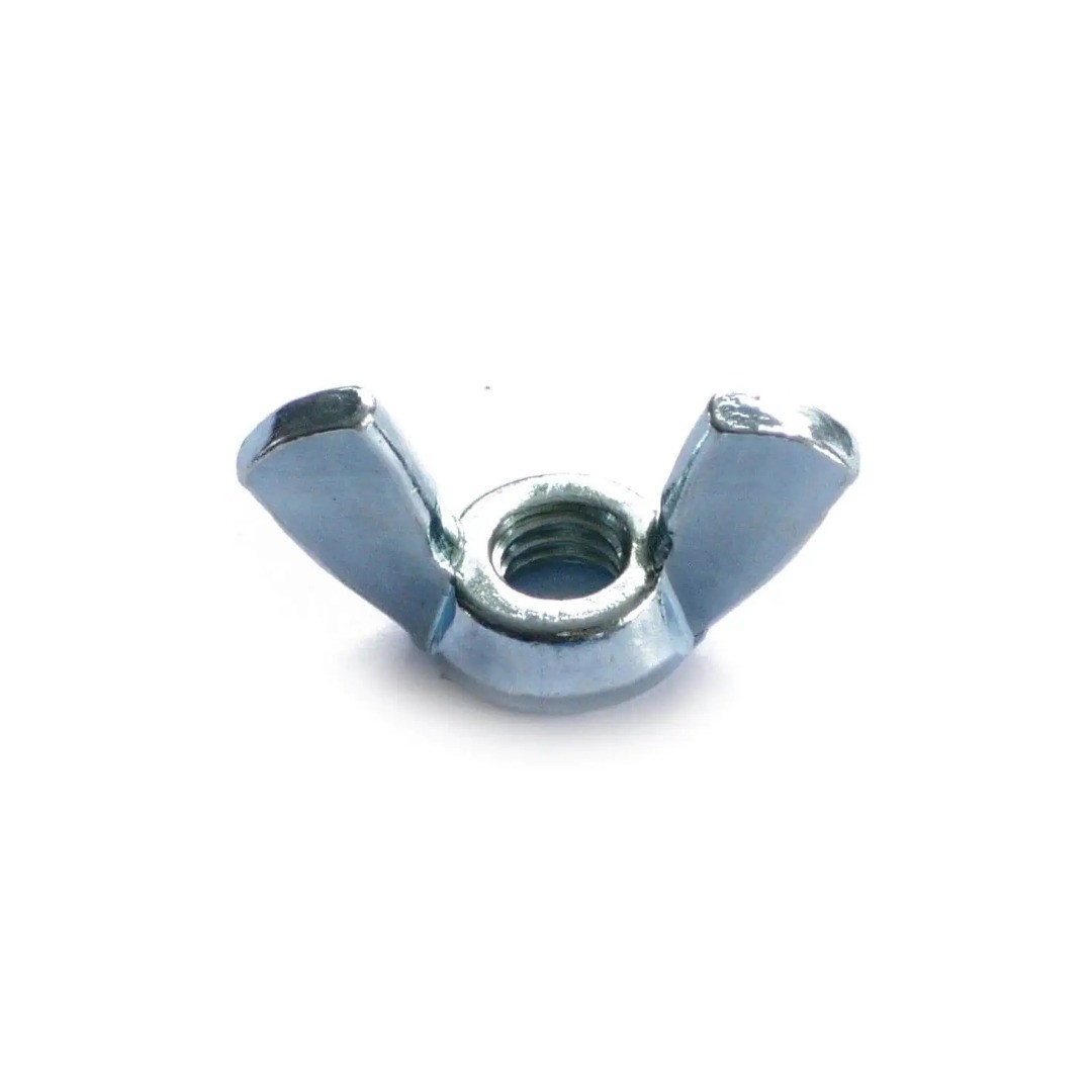 5 x M5 Bright Zinc Plated Wing Nuts